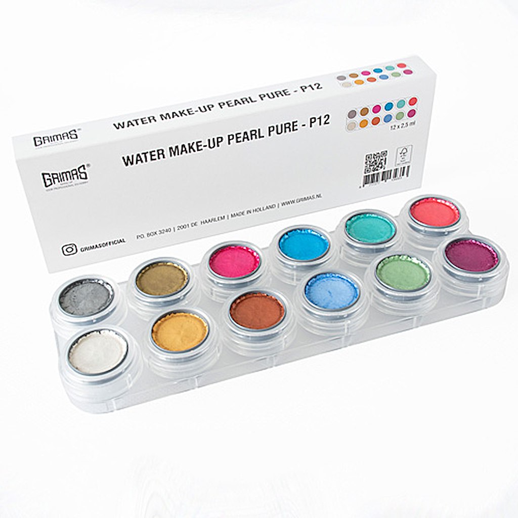 WATER MAKE UP PEARL - WITH 12 COLORS