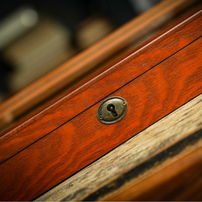 WOODEN DECK STORAGE BOX