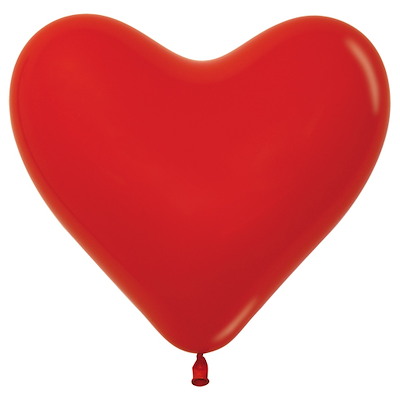 BALLOON HEART 12" - 50 stk.