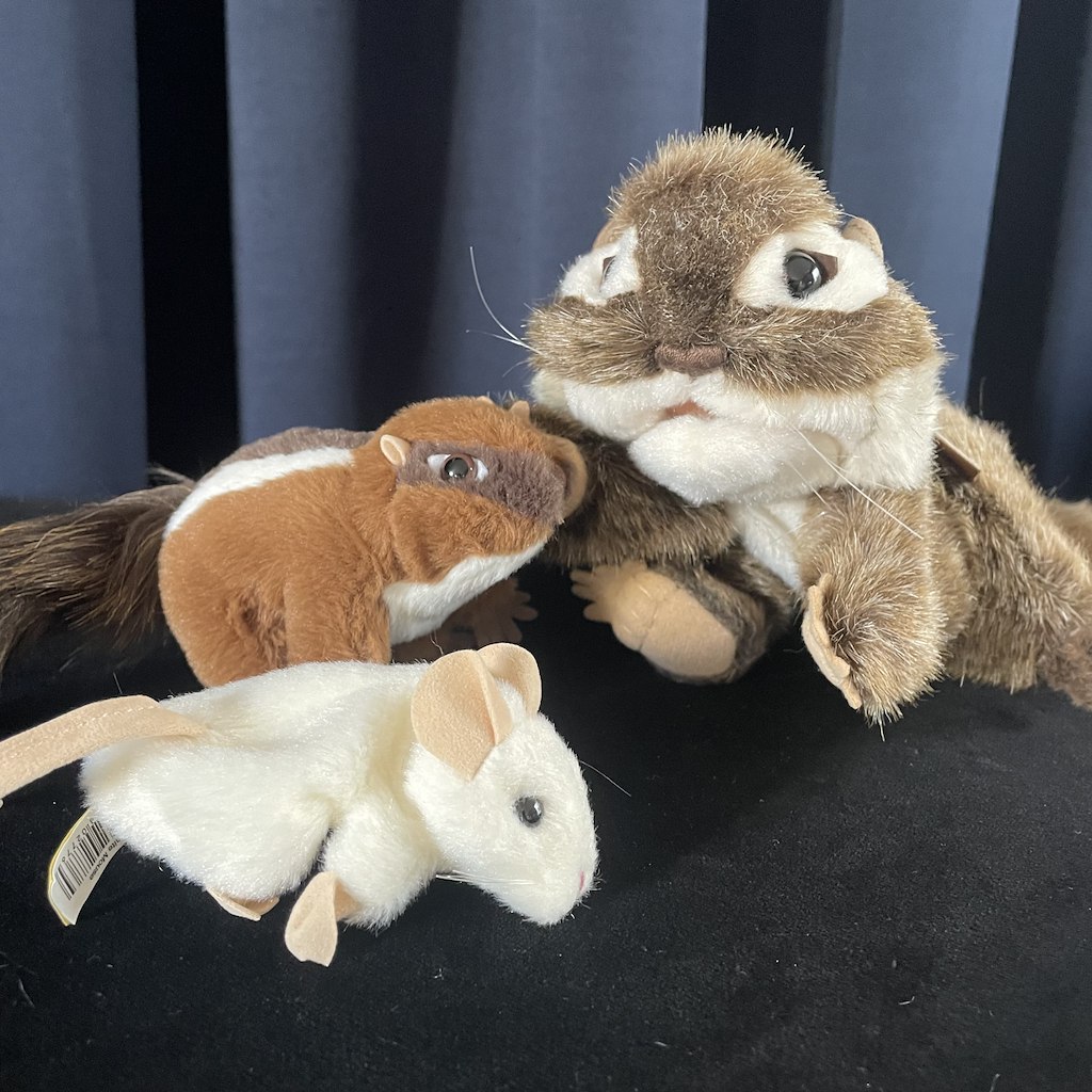 FOLKMANIS HAND PUPPETS  - 3 pcs.