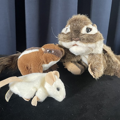 FOLKMANIS HAND PUPPETS  - 3 pcs.