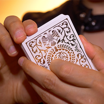 REGALIA WHITE PLAYING CARDS - Shin Lim
