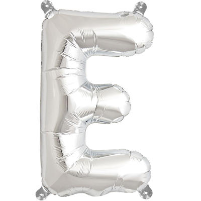 BALLOON LETTER E - 40 cm.