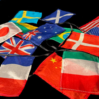 FLAG GUIRLANDE (12 silkeflag)