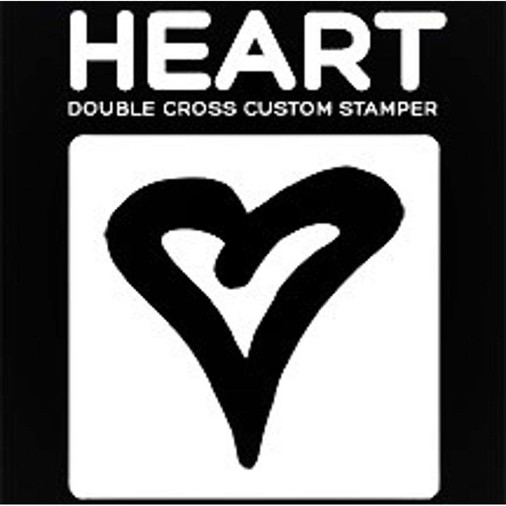 DOUBLE CROSS HEART STAMPER