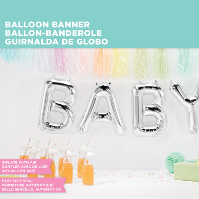 BABY BALLOON BANNER