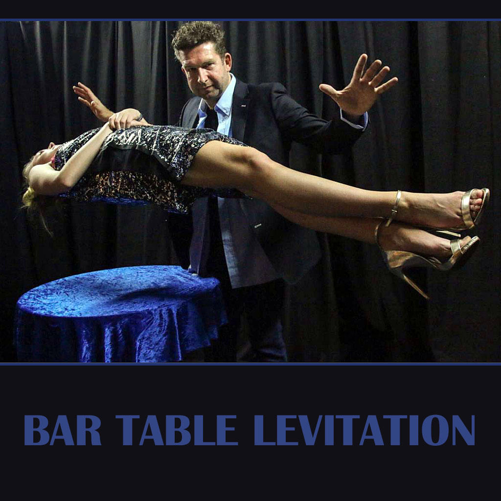 BAR TABLE LEVITATION - with flightcases