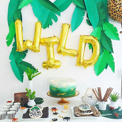 BALLOON LETTER W - 40 cm.