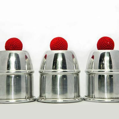 CHOP CUPS AND BALLS aluminium