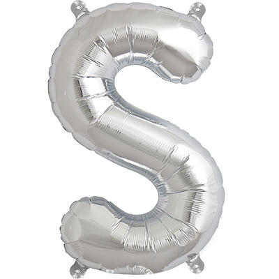BALLOON LETTER S - 40 cm.