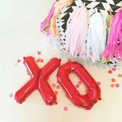 BALLOON LETTER X - 40 cm.