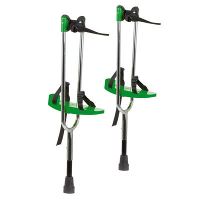 GREEN ACTOY STILTS - 5-8 years
