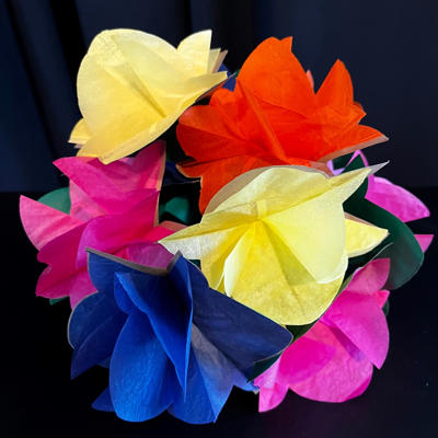 JAPANESE PAPER SPRING FLOWERS