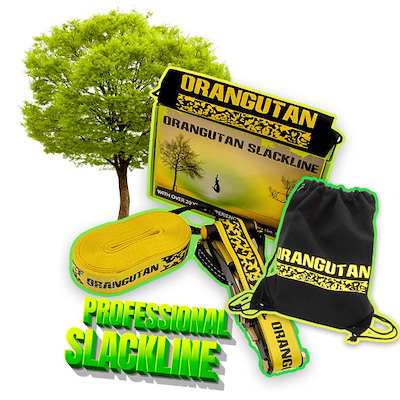 ORANGUTAN SLACKLINE - 15 m. -  50 mm.