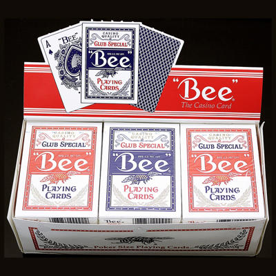 BEE POKER CARDS - red or blue