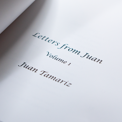 LETTERS FROM JUAN - vol. 1 - Juan Tamariz