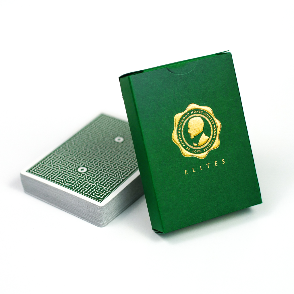 DMC ELITES V4 PLAYING CARDS - Forest Green