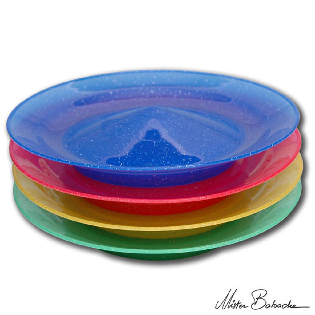 SPINNING PLATE GLITTER - with stick