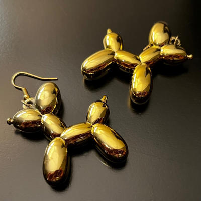 BALLOON DOG EARRINGS - 2 pcs.