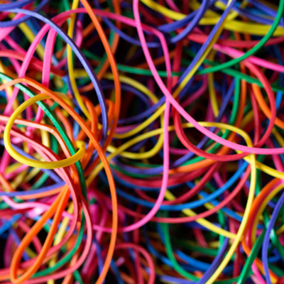 RINDFLEISCH RAINBOW RUBBER BANDS