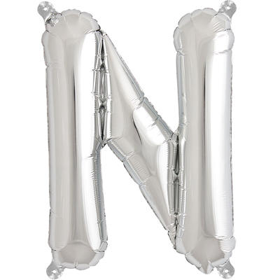 BALLOON LETTER N - 40 cm.