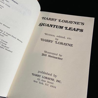 QUANTUM LEAPS - Harry Lorayne
