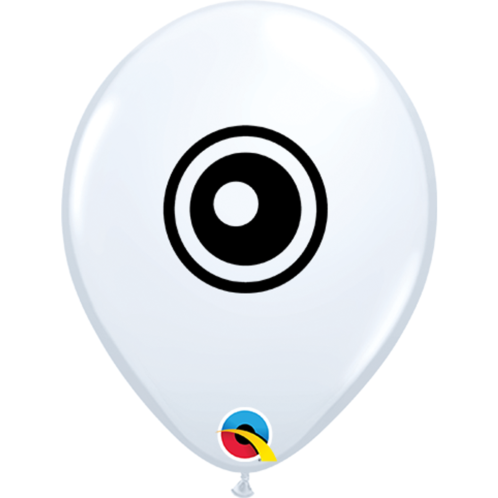 Balloner med øje 100 stk.