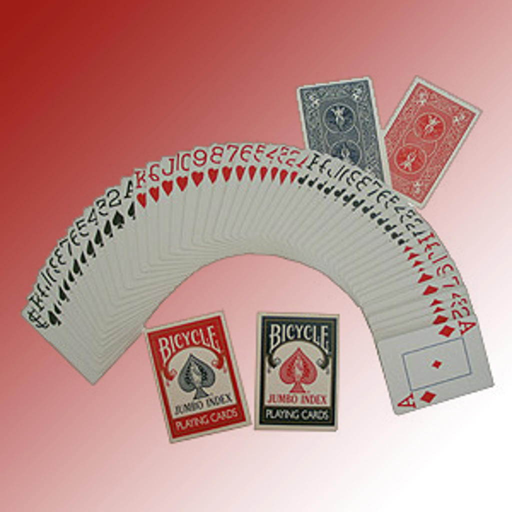 BICYCLE JUMBO INDEX - Poker size