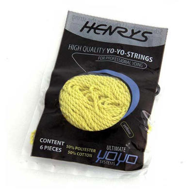 YOYO STRING - 6 pcs. - Henrys - yellow