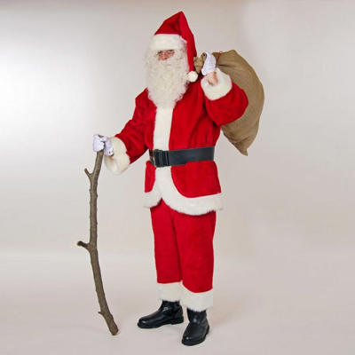 SANTA SUIT PLUSH - ONE SIZE