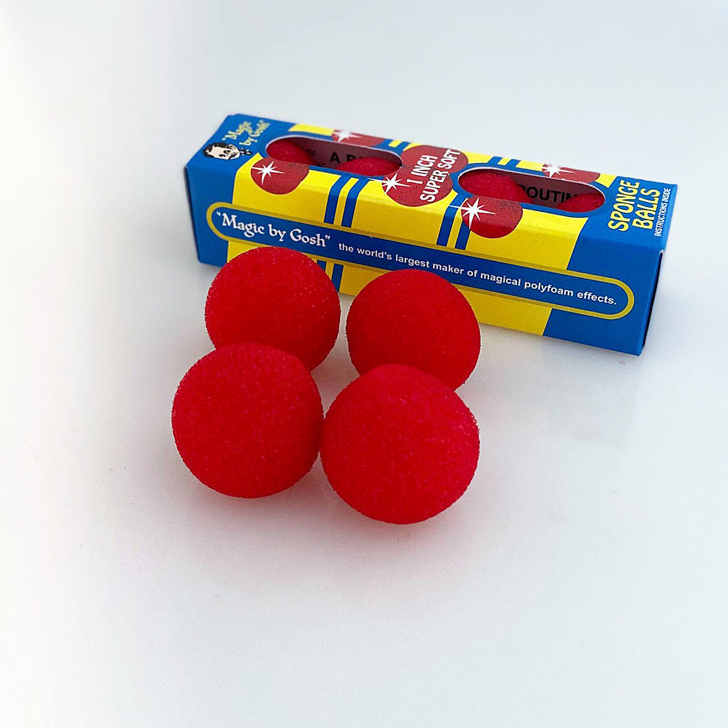 SPONGE-BALLS 30 mm. 4 pcs.