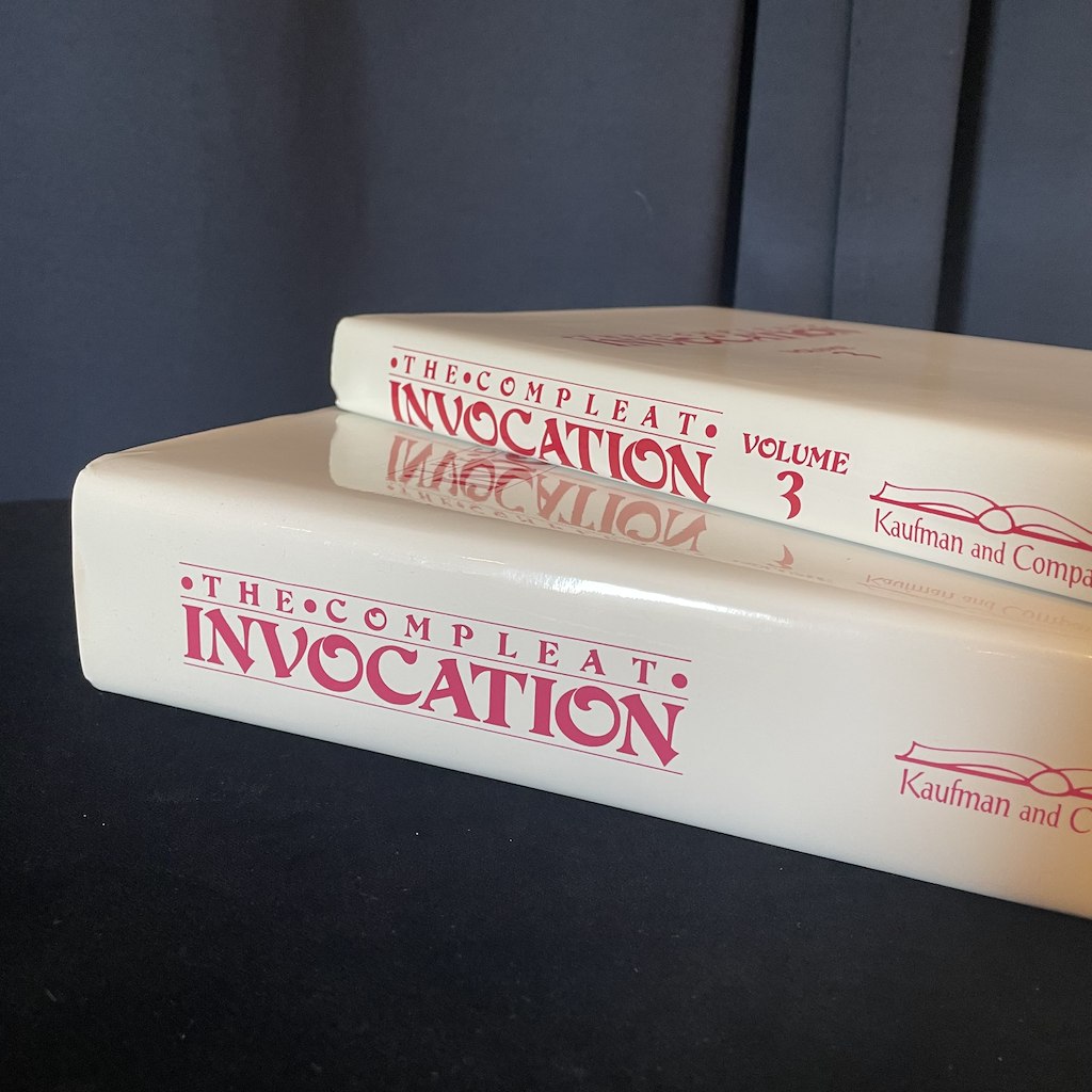 THE COMPLEAT INVOCATION - vol 1-3 in two books