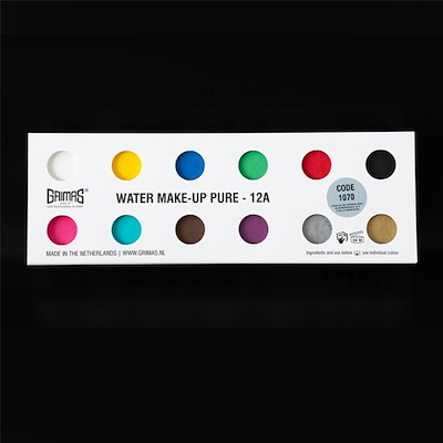 GRIMAS WATER MAKEUP PALETTE - 12 colours