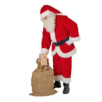 SANTA SUIT PLUSH - ONE SIZE