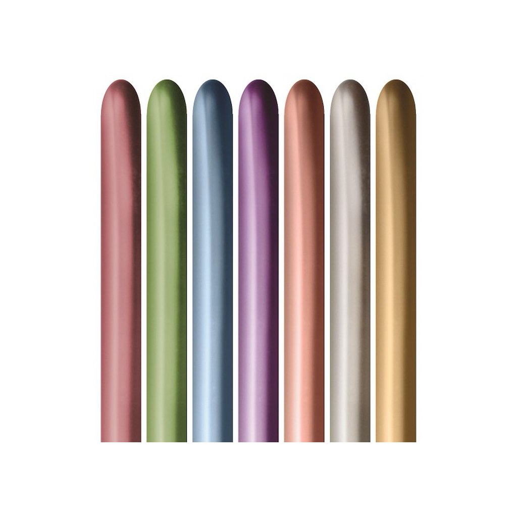 MODELLING BALLOONS 260S -  CHROME - 50 pcs.
