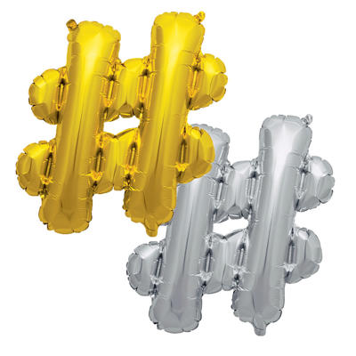 BALLOON HASHTAG - 40 cm.