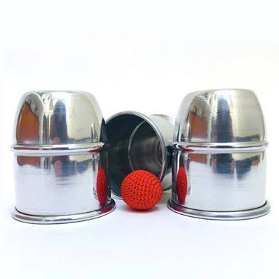 CHOP CUPS AND BALLS aluminium