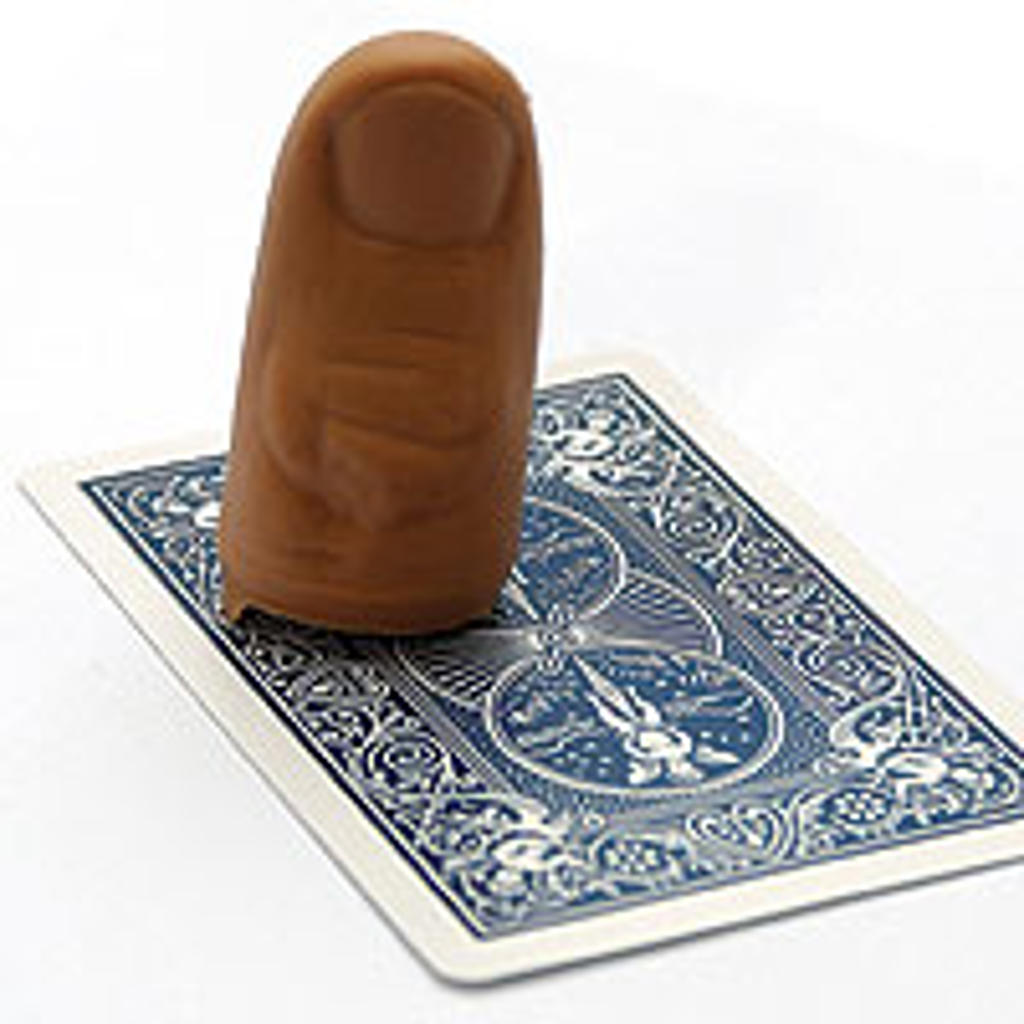 TOMMELFINGER TOPP - mørk gummi