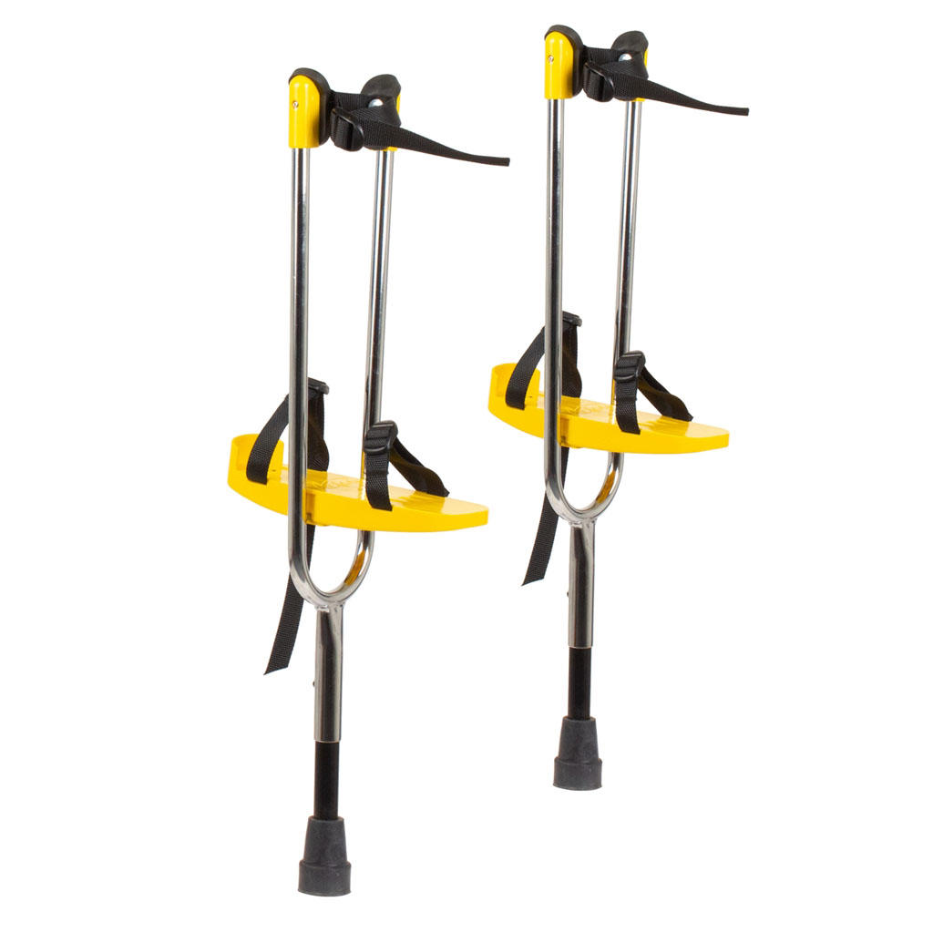 YELLOW ACTOY STILTS - 8-13 years