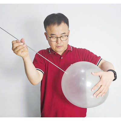 NEW NEEDLE THRU BALLOON