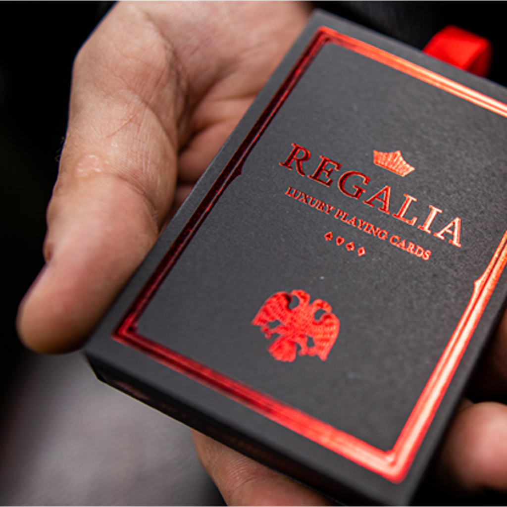 SHIN LIM'S REGALIA RED PLAYING CARDS