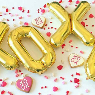 BALLOON LETTER Q - 40 cm.