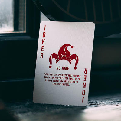 PRODUCT RED PLAYING CARDS