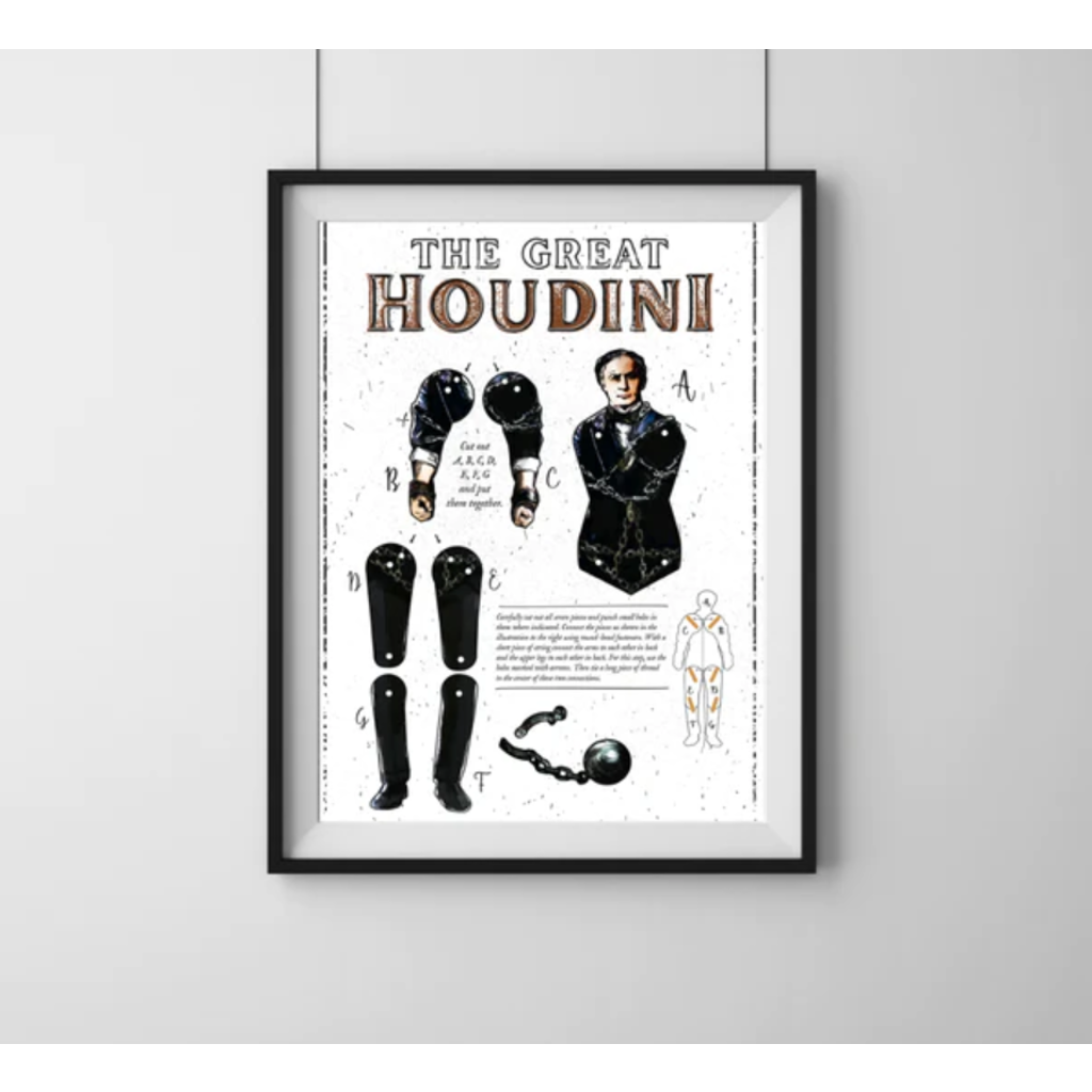 HOUDINI JUMPING JACK POSTER