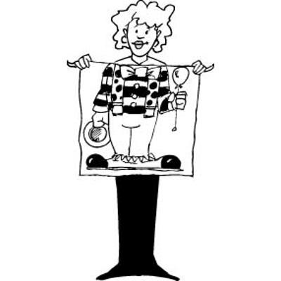 CARTOON SILKS - Klovnen