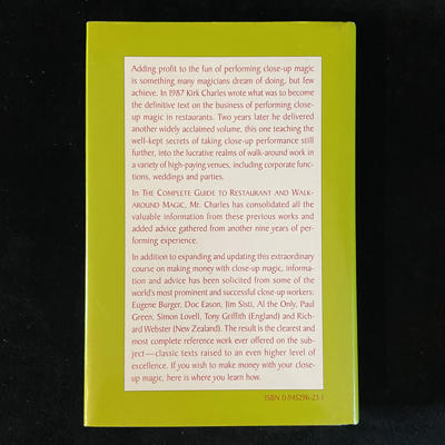 THE COMPLETE GUIDE TO RESTURANT AND WALK-AROUND MAGIC -  Kirk Charles