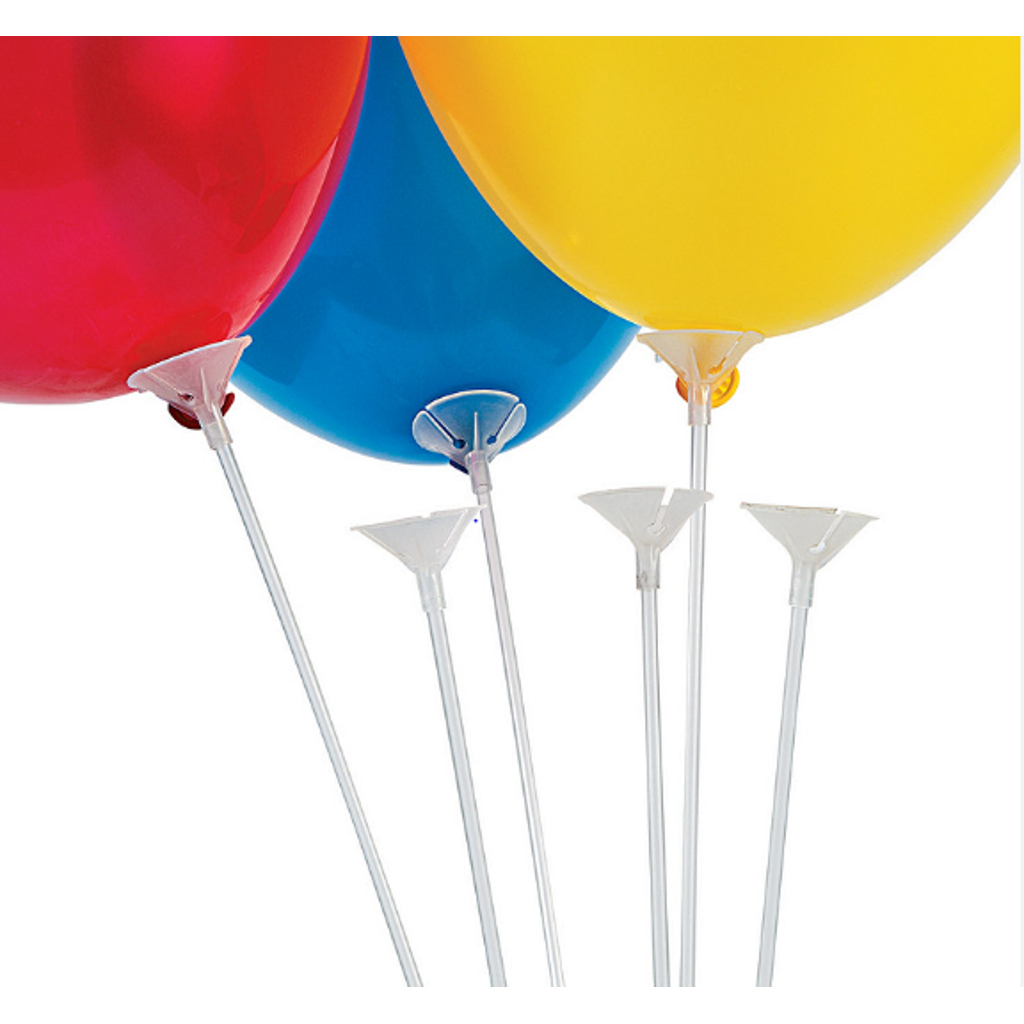 LANG KLAR BALLONPIND - 25 stk.