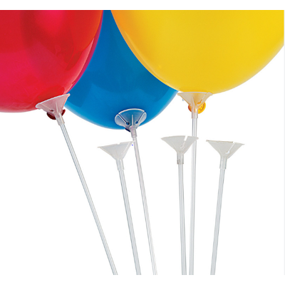 LANG KLAR BALLONPIND - 25 stk.