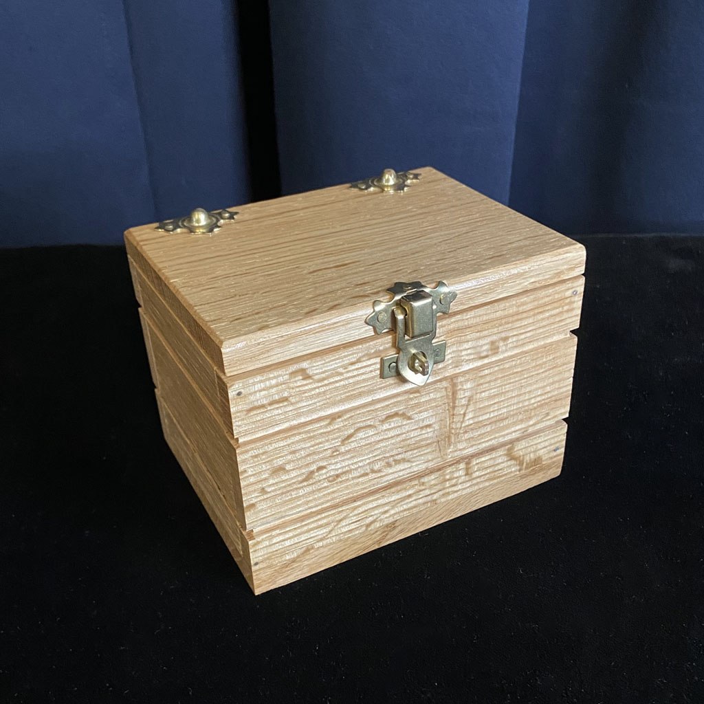 WOODEN DOUBLE LOCK BOX