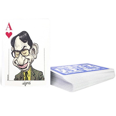 MAGICIANS PLAYING CARDS  (blue) - Angel  Idígoras